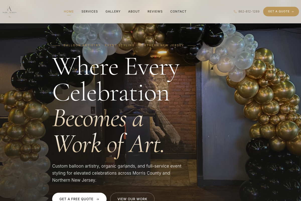 Arches & Aesthetics — Event & Balloon Design